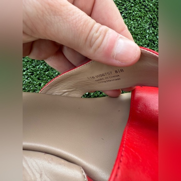 Cole Haan Red Women's Briella Grand II Wedge Slide Sandal Size 8.5B - Picture 4 of 8